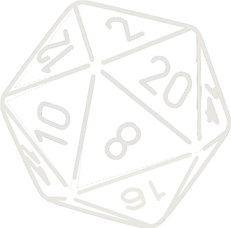 A twenty sided die icon